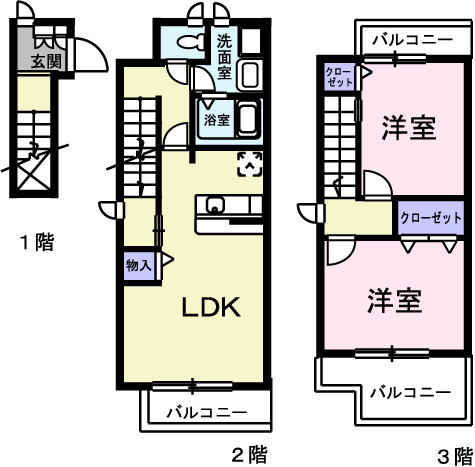 エターナルハイツIIの間取り