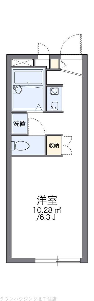 レオパレス大島の間取り