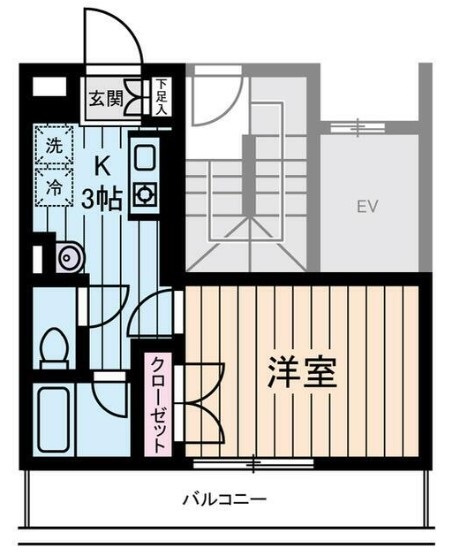 葛飾区西亀有のマンションの間取り