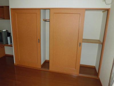 収納　大きなクローゼット。