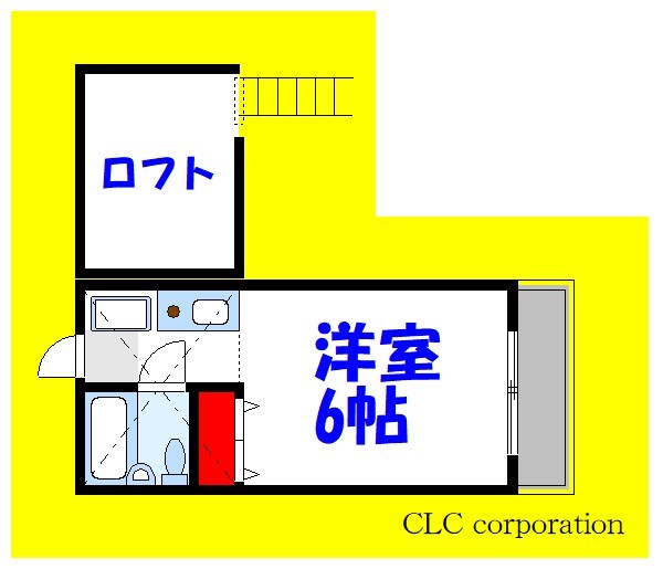 浦安市海楽のアパートの間取り