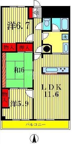 グレース白鳥の間取り