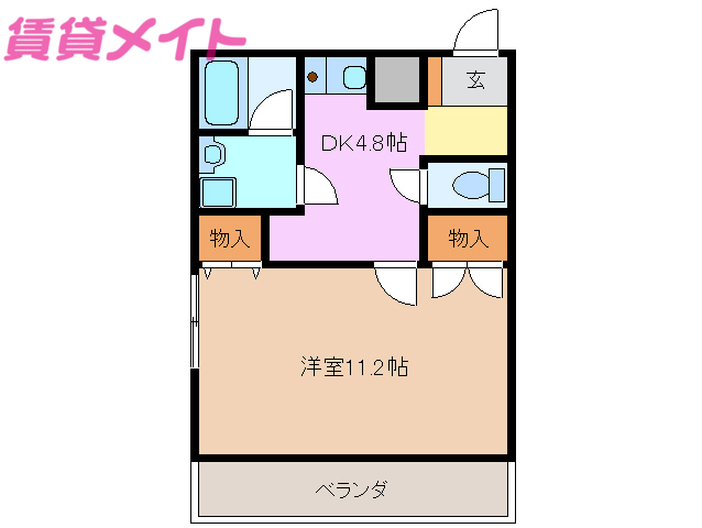 メゾンセントレア1の間取り