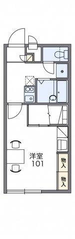 レオパレスやまゆりの間取り