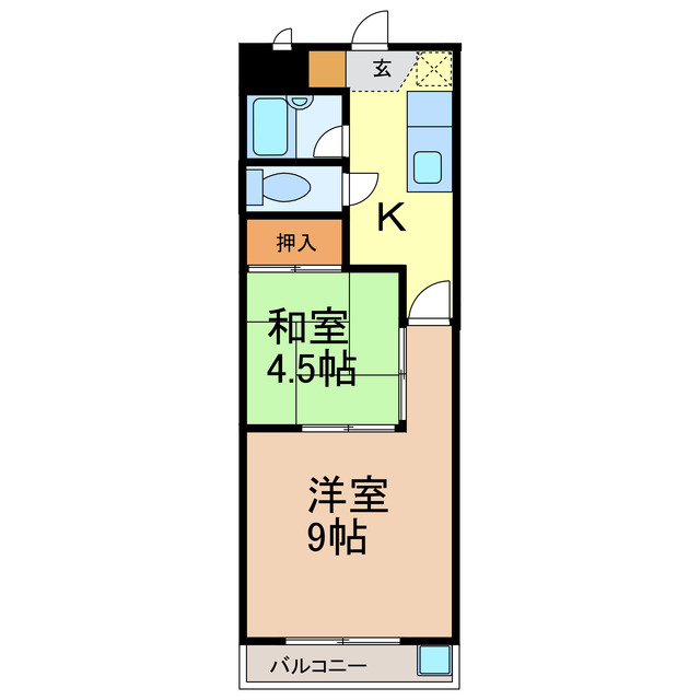 新日ビル豊明マンションの間取り