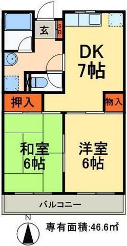 流山市おおたかの森西のマンションの間取り