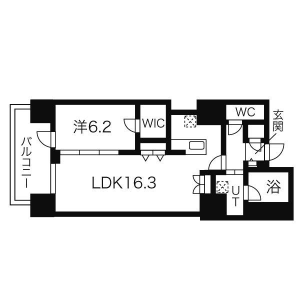 マストライフ南4条の間取り