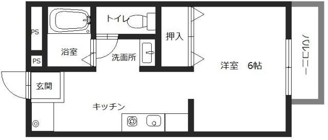 メゾン東坂の間取り