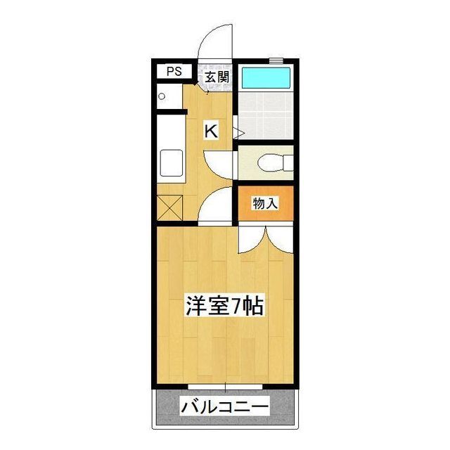 アメニティー高見原の間取り