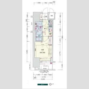 名古屋市中区千代田のマンションの間取り