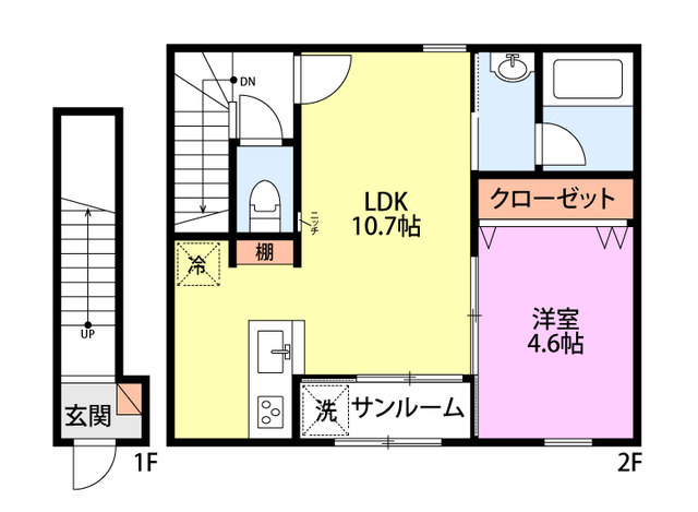 オークガーデンの間取り