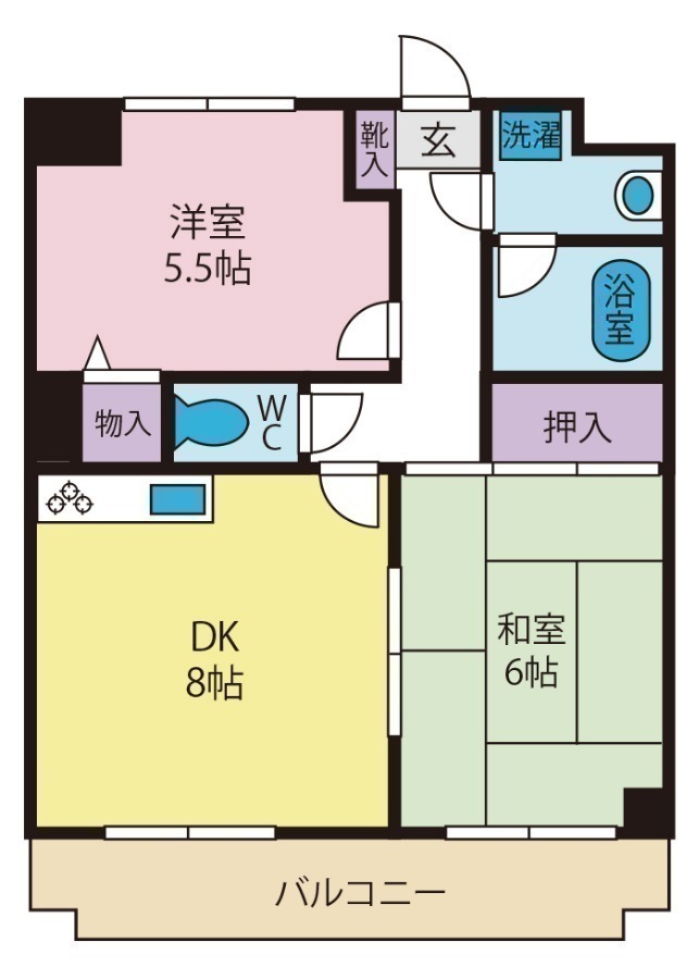 ダイアパレス甲府宮前の間取り