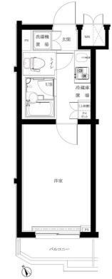 ルーブル喜多見の間取り