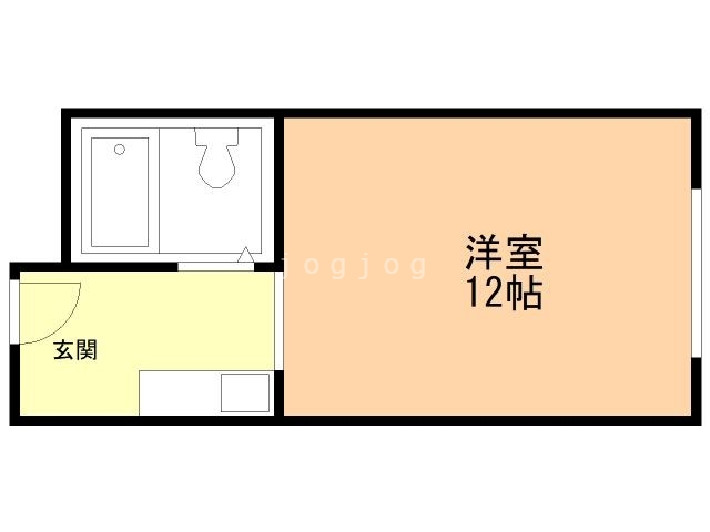 札幌市西区琴似二条のマンションの間取り