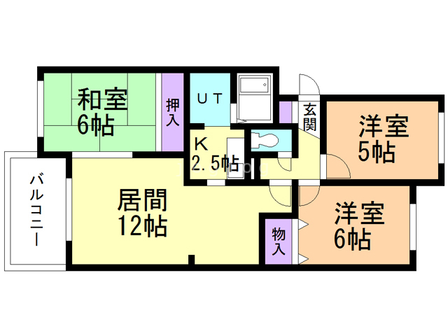 グリーンバレーの間取り