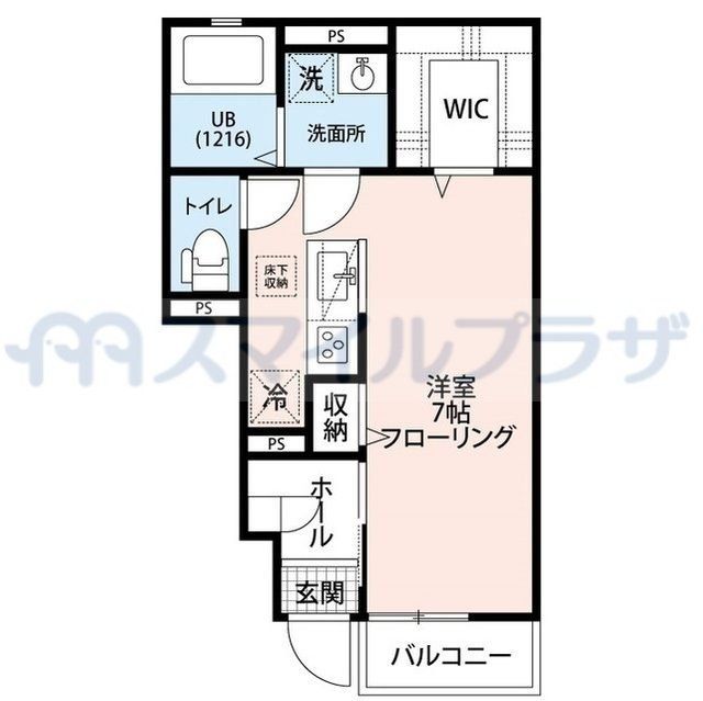 草加市遊馬町のアパートの間取り