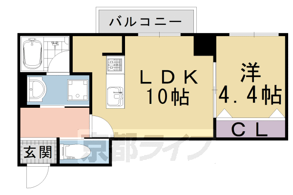 Ｈａｌｅ　Ｌｕａｎａ東山の間取り