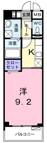 兵庫県明石市二見町西二見駅前４（マンション）の賃貸物件の間取り