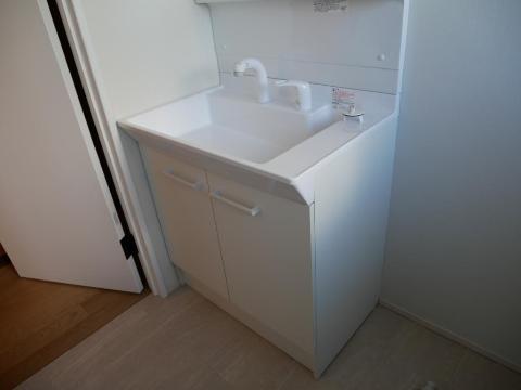 洗面設備　新設洗面