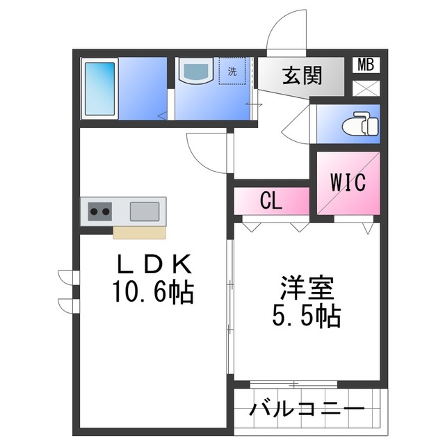 ラフィーネ石本IIの間取り写真
