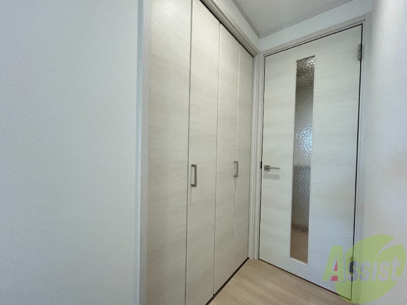 収納　洋室のクローゼット。広さは十分そうです。