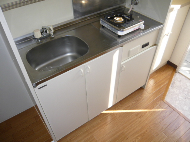 キッチン　1口ガスコンロ付