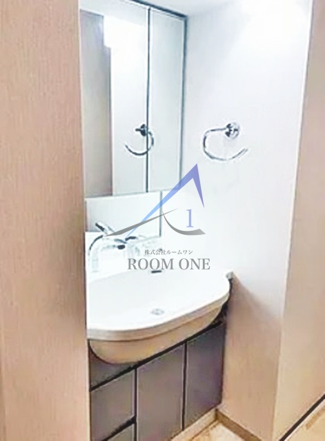 洗面設備　洗面台です。