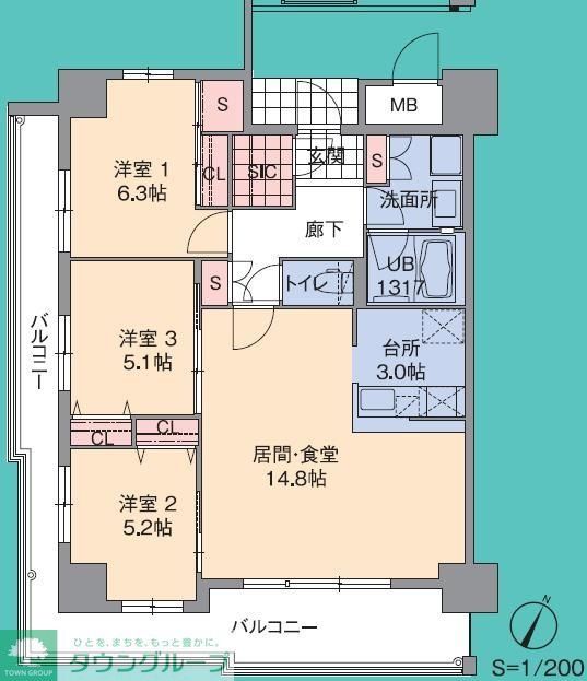 プライムメゾン セントラルパークの間取り写真