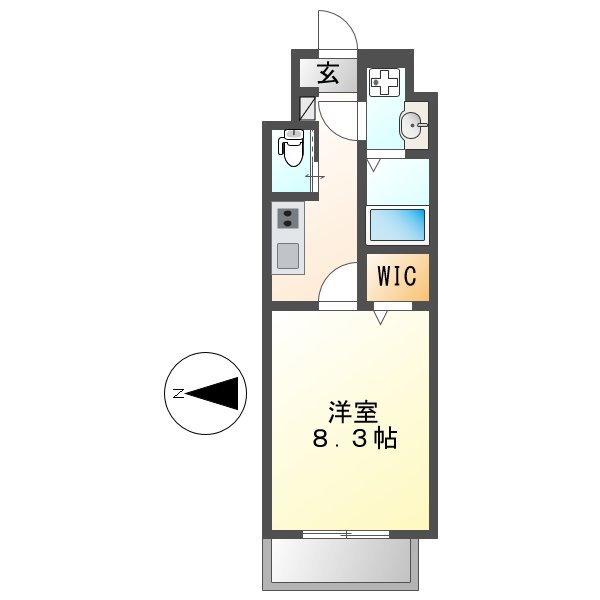 S-FORT堀田通の間取り写真