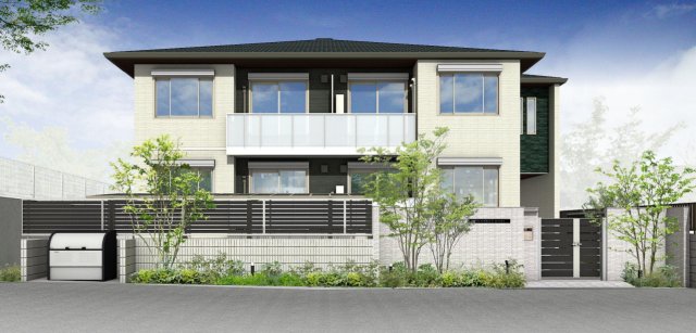建物外観　オートロック完備で安心のセキュリティ♪