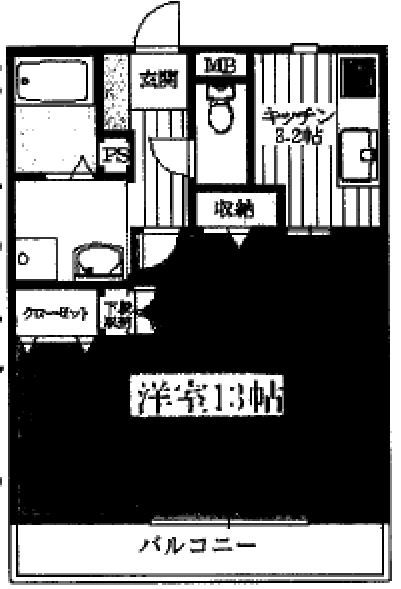 エスポワールTYの間取り写真