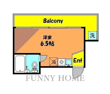 東急田園都市線 三軒茶屋駅 徒歩13分 4階建 築38年の間取り写真
