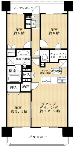 プラウドシティ船堀の間取り写真