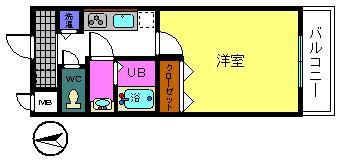 アスティオン三国ヶ丘の間取り写真