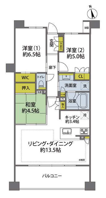 プレミスト上大岡の間取り写真