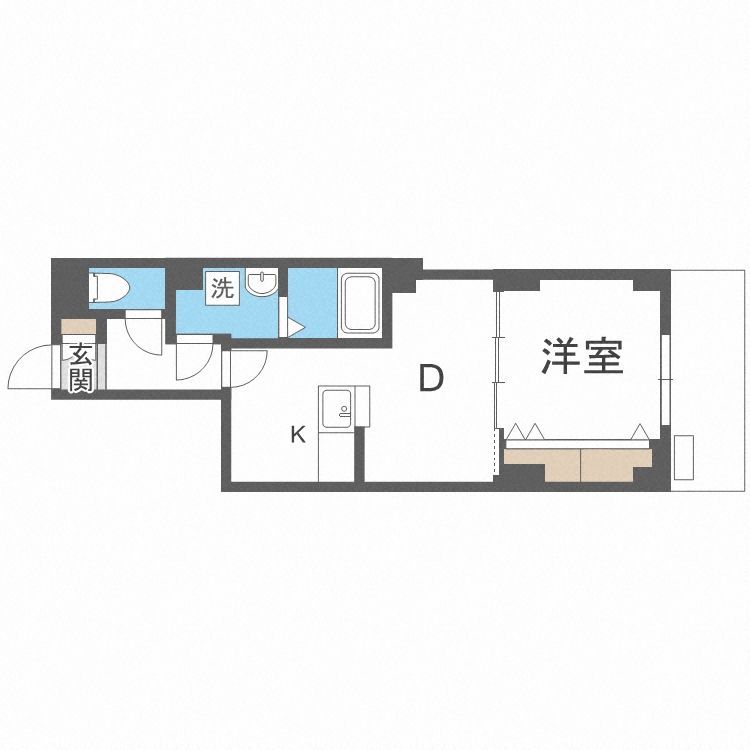 Casa大濠西の間取り