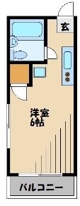 所沢市狭山ケ丘のマンションの間取り