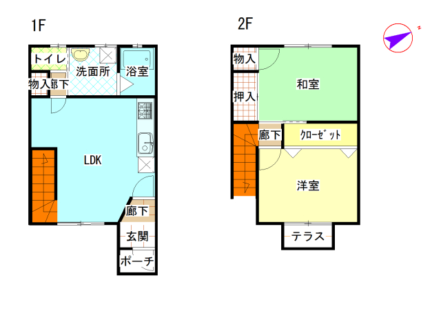 ファインホーム多田の間取り