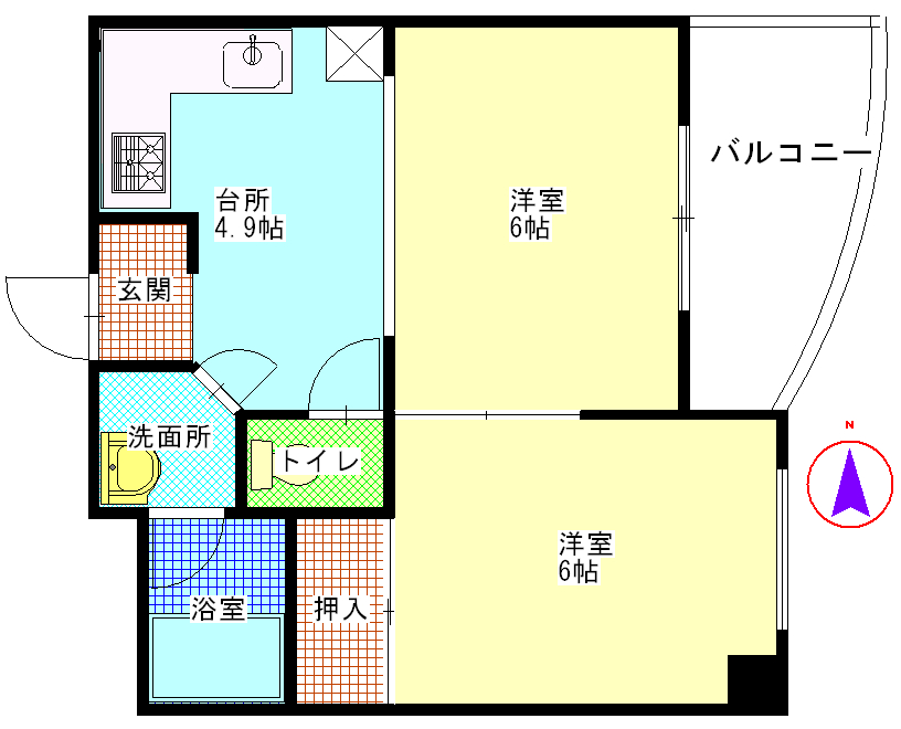 プラザ９０の間取り