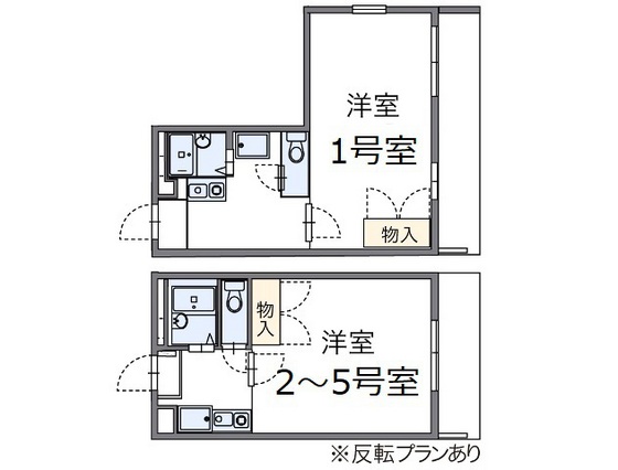 レオパレスソレイユの間取り