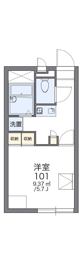 川口市大字赤井のアパートの間取り