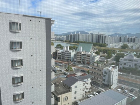 【広島市中区広瀬北町のマンションの眺望】