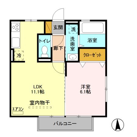 オペラハウス青柳の間取り