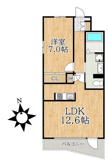 エリート・イン津田沼の間取り