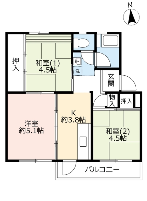 ＵＲ桂木の間取り