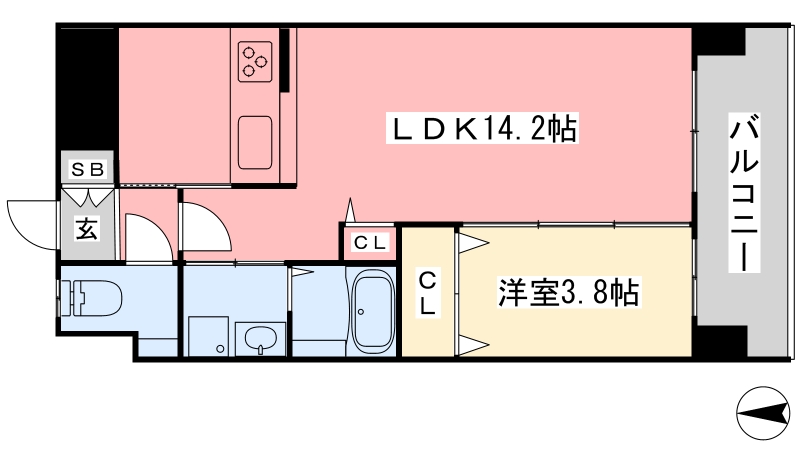 アプリールの間取り