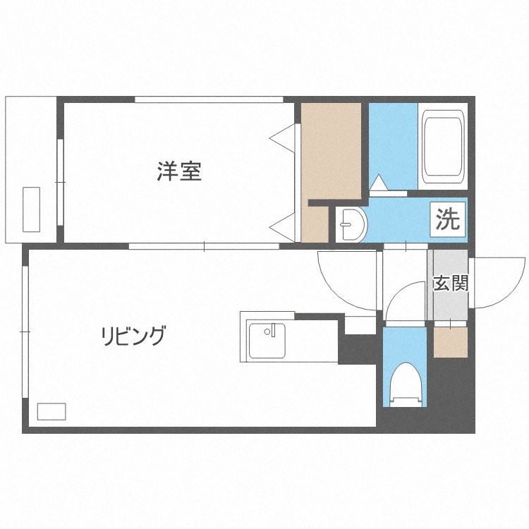 レジーナ学園前の間取り