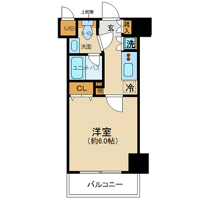 北区中十条のマンションの間取り