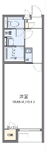 クレイノ拾五の間取り