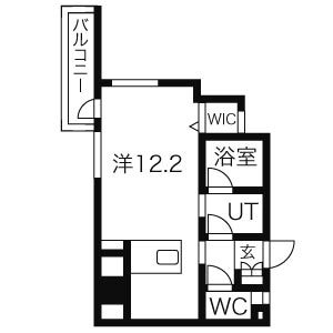 プロシード金山の間取り